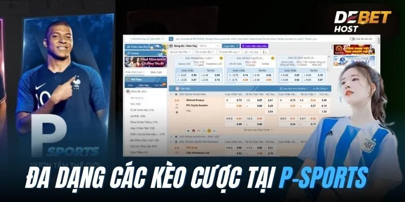 Đa dạng những kèo cược hấp dẫn
